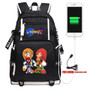 Game Sonic The Hedgeho School Laptop Travel Shoulder Backpack