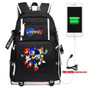 Game Sonic The Hedgeho School Laptop Travel Shoulder Backpack