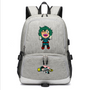 Kid's Anime My Hero Academia School Bag canvas Backpack