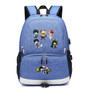 Kid's Anime My Hero Academia School Bag canvas Backpack