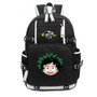 Anime My Hero Academia zuku Midoriya Canvas Backpack