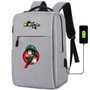 My Hero Academia usb charging canvas Laptop Backpack