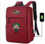 My Hero Academia usb charging canvas Laptop Backpack