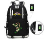 Anime My Hero Academia Laptop External USB Charge Backpack