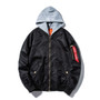 Men's Thin Hooded Streetwear Harajuku Bomber Jacket
