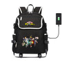 My Hero Academia Boku no Hiro usb charging canvas Laptop Backpack