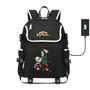 My Hero Academia Boku no Hiro usb charging canvas Laptop Backpack