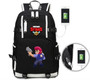 Brawl Stars printing USB Charger backpack