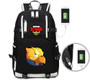 Brawl Stars printing USB Charger backpack