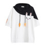 Cute Carrot Short Sleeve Anime Bunny Tee Tops Mori Girl Kawaii T-Shirt