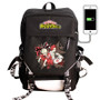 My Hero Academia Laptop USB Charging Waterproof Backpack