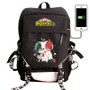 My Hero Academia Laptop USB Charging Waterproof Backpack