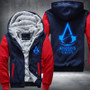 Assassin's Creed Unity Printing Pattern Thicken Fleece Zipper Red Hoodies Jacket