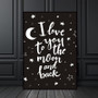 i love you to the moon and back wall art