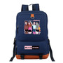 BLACKPINK-print canvas schoolbag backpack