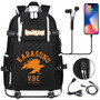 Haikyuu!! Karasuno Koukou Hinata Shoyo Laptop canvas backpack