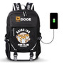 Shiba Inu Corgi Dog Doge USB Port Backpack