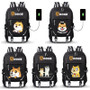 Shiba Inu Corgi Dog Doge USB Port Backpack