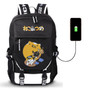 Neko Atsume Cat Backyard Anime USB Port Backpack