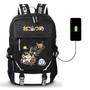 Neko Atsume Cat Backyard Anime USB Port Backpack