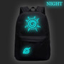 Naruto Backpacks Teenager School back pack Bags unicorno Backpack Cartoon Luminous mochila Travel bags