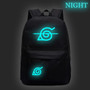 Naruto Backpacks Teenager School back pack Bags unicorno Backpack Cartoon Luminous mochila Travel bags