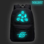 Naruto Backpacks Teenager School back pack Bags unicorno Backpack Cartoon Luminous mochila Travel bags