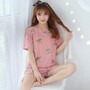 Pajamas Set Summer Cute Strawberry Short Sleepwear Girls Comfortable Home Clothes