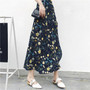 25 Colors  Bohemian High Waist Floral Print Summer Skirts Womens Boho Asymmetrical Chiffon Skirt Maxi Long Skirts