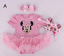 Christmas Baby Girl Infant 3pcs Clothing Sets Suit Princess Tutu Romper Dress/Jumpsuit Xmas Bebe Party Birthday Costumes Vestido
