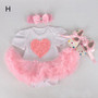 Christmas Baby Girl Infant 3pcs Clothing Sets Suit Princess Tutu Romper Dress/Jumpsuit Xmas Bebe Party Birthday Costumes Vestido