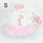 Christmas Baby Girl Infant 3pcs Clothing Sets Suit Princess Tutu Romper Dress/Jumpsuit Xmas Bebe Party Birthday Costumes Vestido