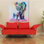 Abstract Elephant Oil Painting On Canvas