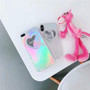 Dynamic Liquid Glitter Quicksand Case Colorful Love heart Printed Cover For Apple iPhone