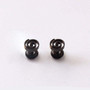 Tornado Storm Titanium Stainless Steel pierced Stud Earrings