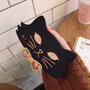 Fashion 3D Cartoon Kitty Bow Cat Phone Case For iPhone