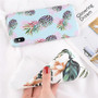 Fashion Cute Cartoon Pineapple Leaf Design Soft Phone Case For iPhone