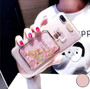 Luxury Bling Stars Dynamic Liquid Quicksand Clear Phone Case For iPhone