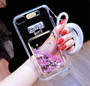 Luxury Bling Stars Dynamic Liquid Quicksand Clear Phone Case For iPhone