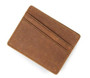 Men's Credit Card Holder Rights Leather Mini Wallet
