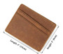 Men's Credit Card Holder Rights Leather Mini Wallet