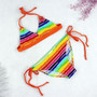 New Children clothing Swimwear Baby Girls Kids Cartoon cute Bikini girls split Two Pieces swimsuit Bathing suit Beachwear