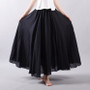 Women Linen Cotton Long Skirts Elastic Waist Pleated Maxi Skirts Beach Boho Vintage Summer Skirts Faldas Saia