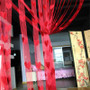 Home & Kitchen 200cm x 100cm Silk String Curtain blinds Window Door Divider Sheer Curtains Valance Window kitchen curtains