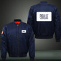 PIGALLE Print Thicken Long Sleeve Bomber Jacket