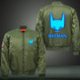 BATMAN Print Thicken Long Sleeve Bomber Jacket