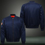 Men Thicken Long Sleeve Bomber Jacket