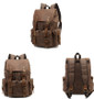 Vintage Waterproof Large Capacity Multifunction Casual Canvas Backpacks