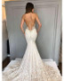 Ivory lace Sweetheart Strapless Mermaid Charming Wedding Dresses, AB1510