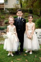 Unique Bubble Dark Ivory Square Neckline Fashion Flower Girl Dresses , FGS109